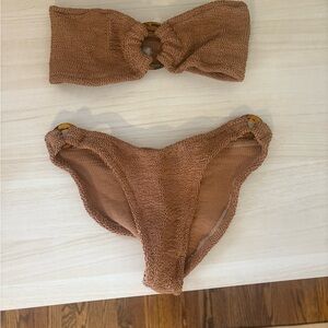 Hunza G Brown Bikini
